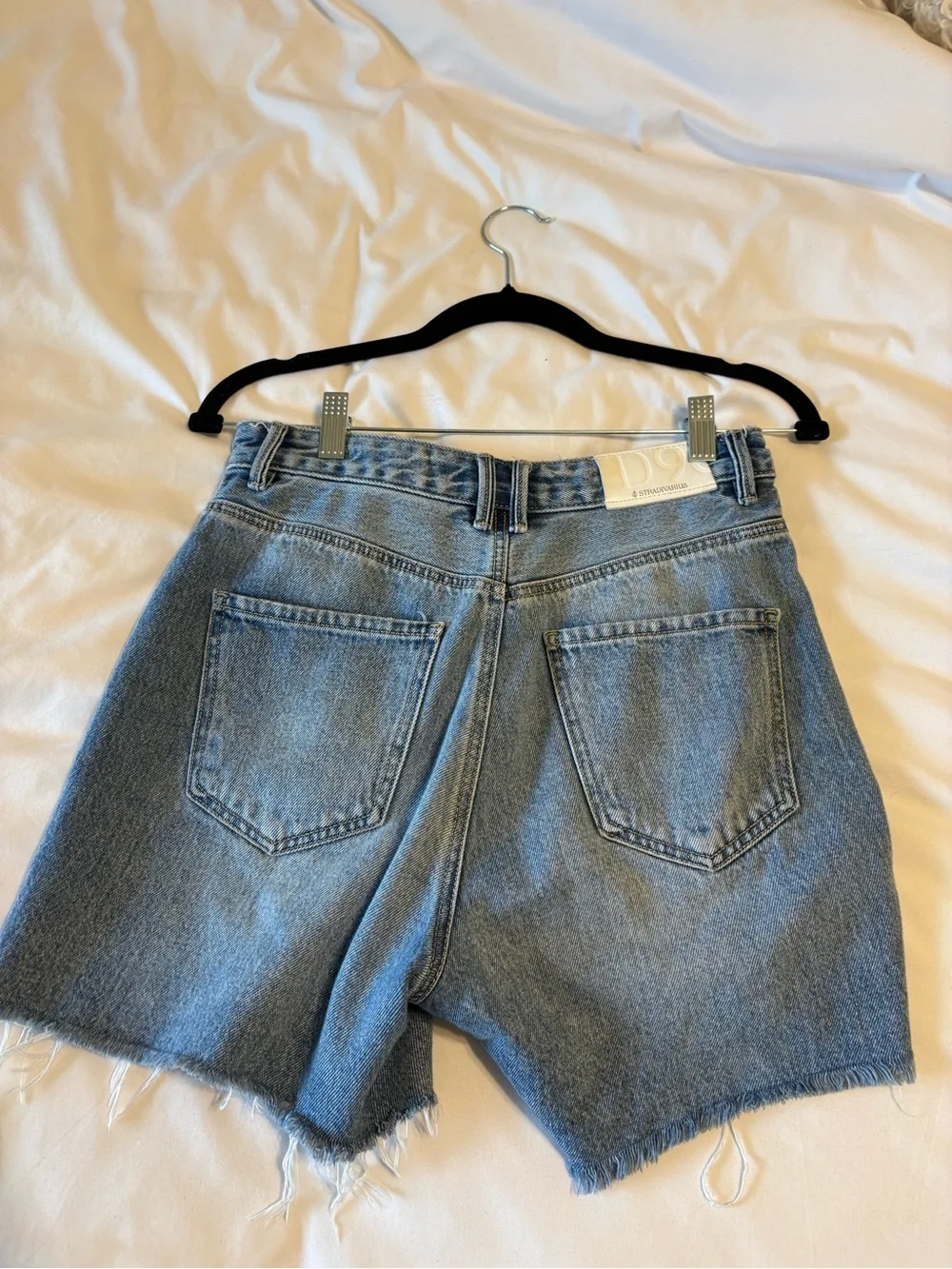 Stradivarius Longline Denim Jean Shorts